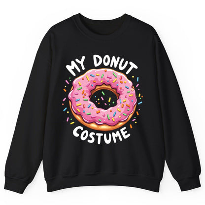 My Donut Costume donut Sweatshirt Black product mockup