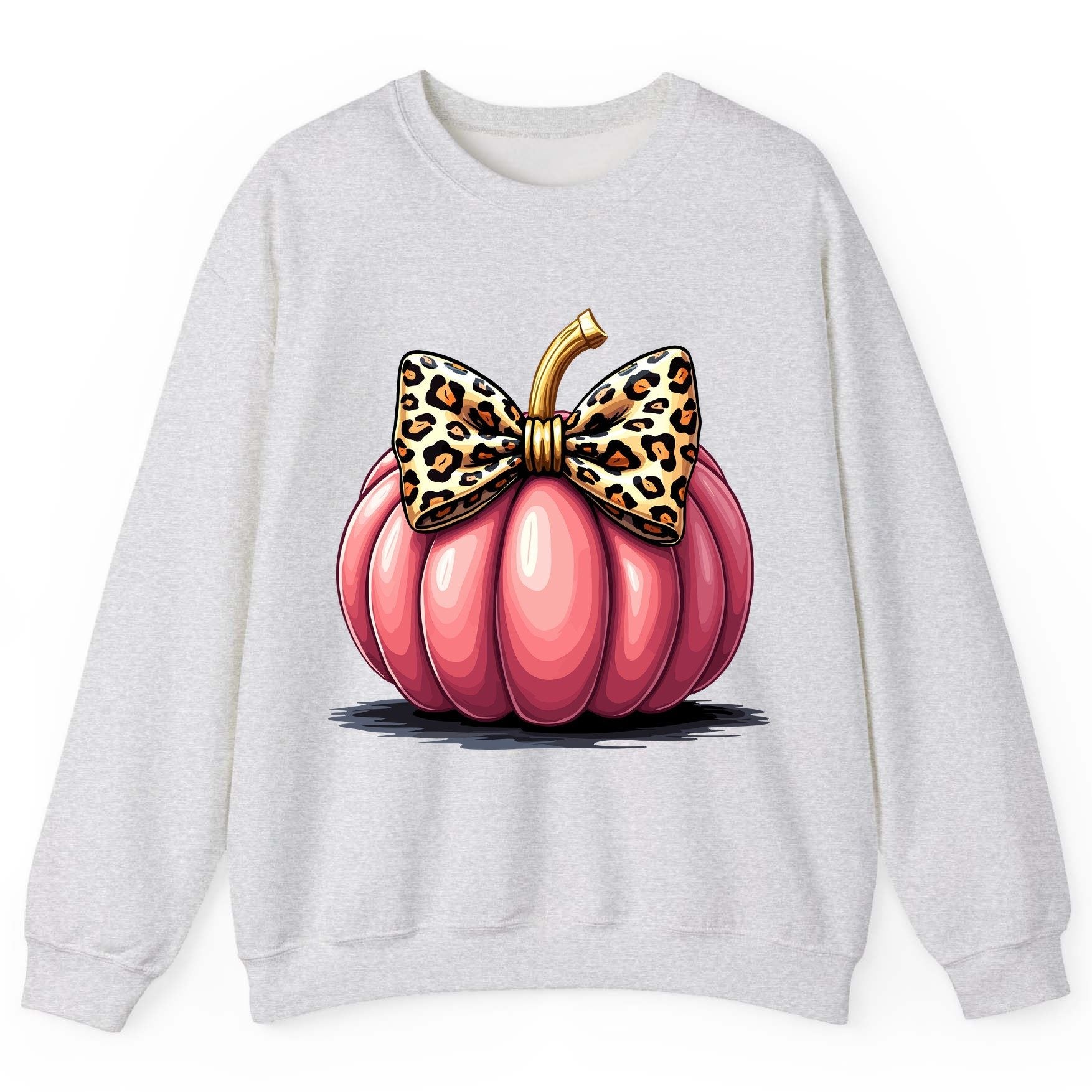 Pink Leopard Pumpkin pink pumpkin Sweatshirt Ash product mockup