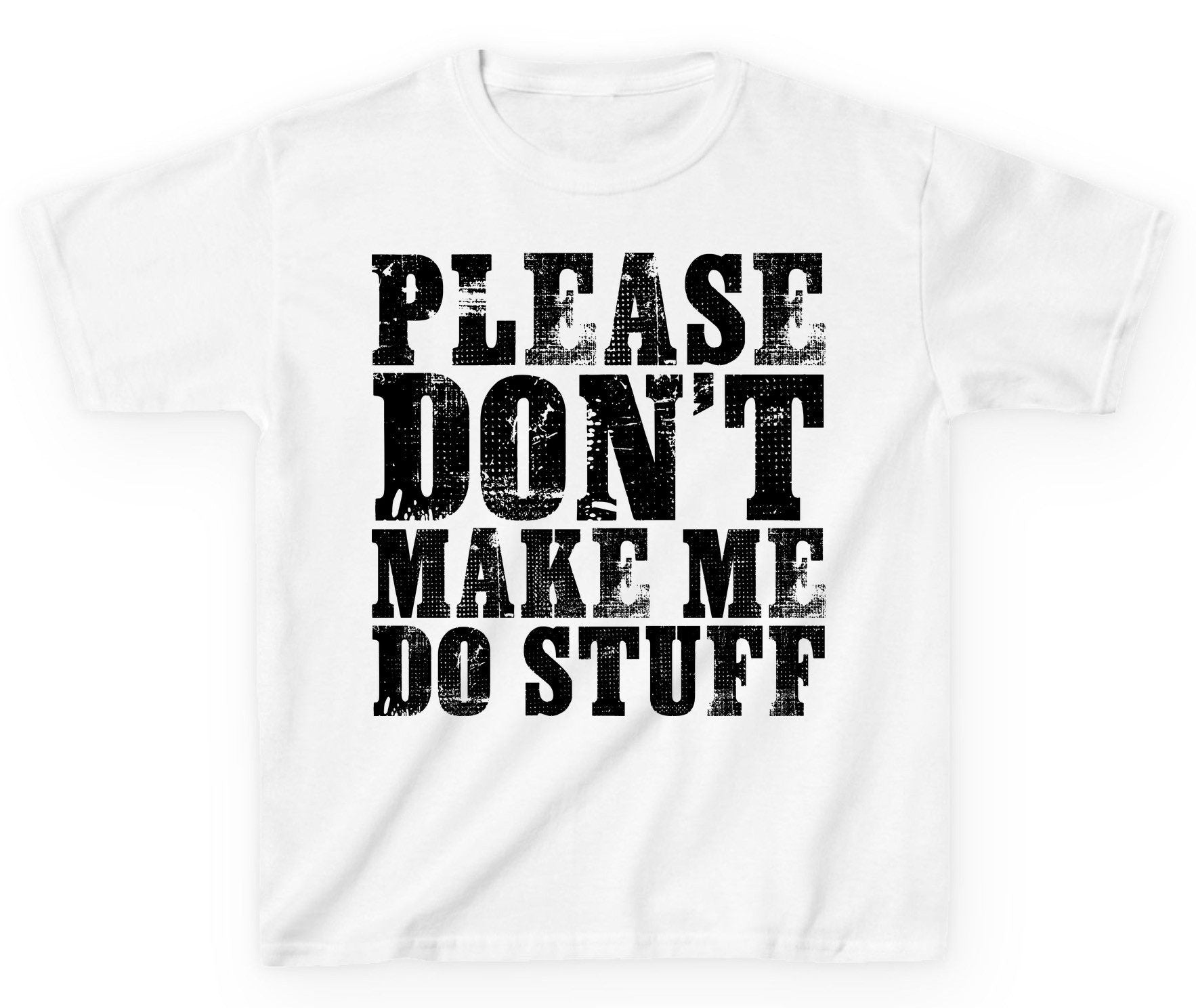 Solid Black Block minimalist geometric design Youth T-Shirt White product mockup