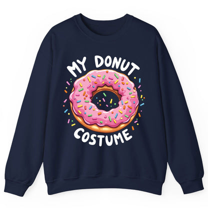 My Donut Costume donut Sweatshirt Navy product mockup