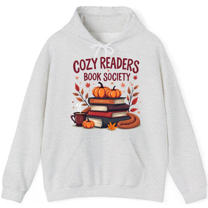 Cozy Readers Book Society reading Hoodie Ash product mockup