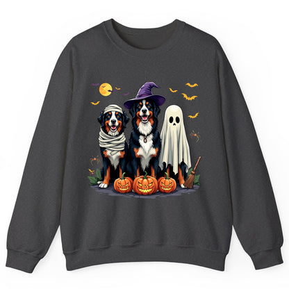 Halloween Bernese Mountain Dogs bernese mountain dog Sweatshirt Dark Heather product mockup
