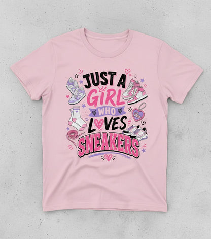 Sneakers Sneaker Collectors T-Shirt - product mockup - Light Pink