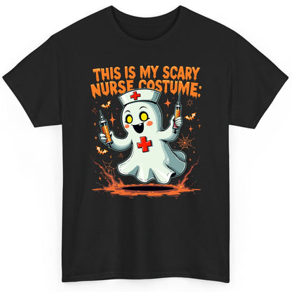This Is My Scary Nurse Costume ghost nurse T-Shirt Black product mockup