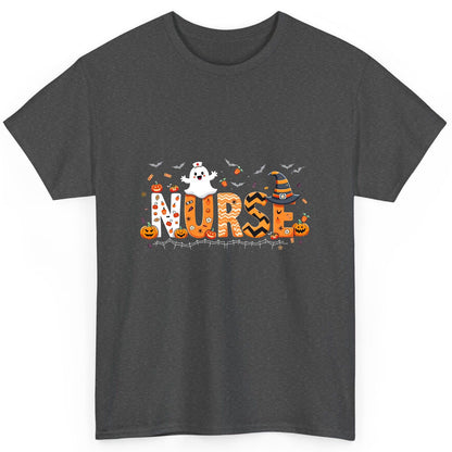 Nurse Halloween T-Shirt Dark Heather product mockup