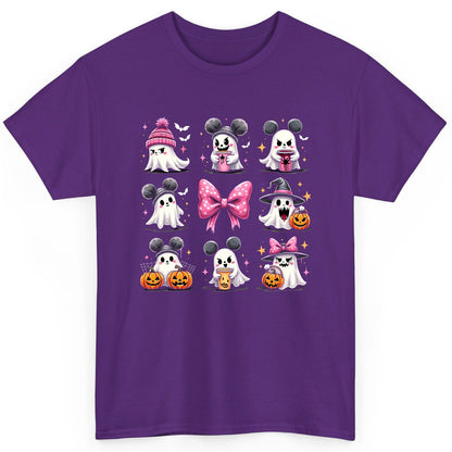 Cute Pink Halloween Ghosts Halloween ghosts T-Shirt Purple product mockup