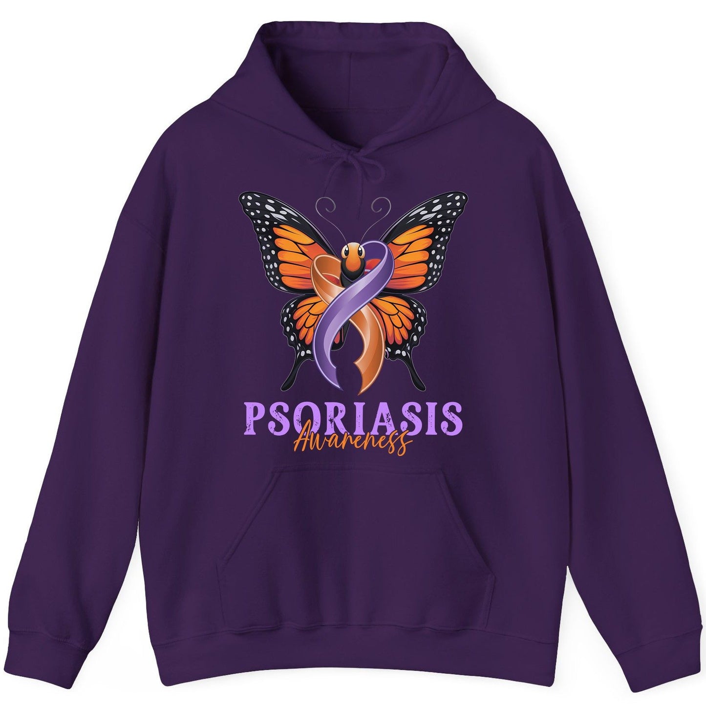 Psoriasis Awareness psoriasis awareness Hoodie Purple product mockup