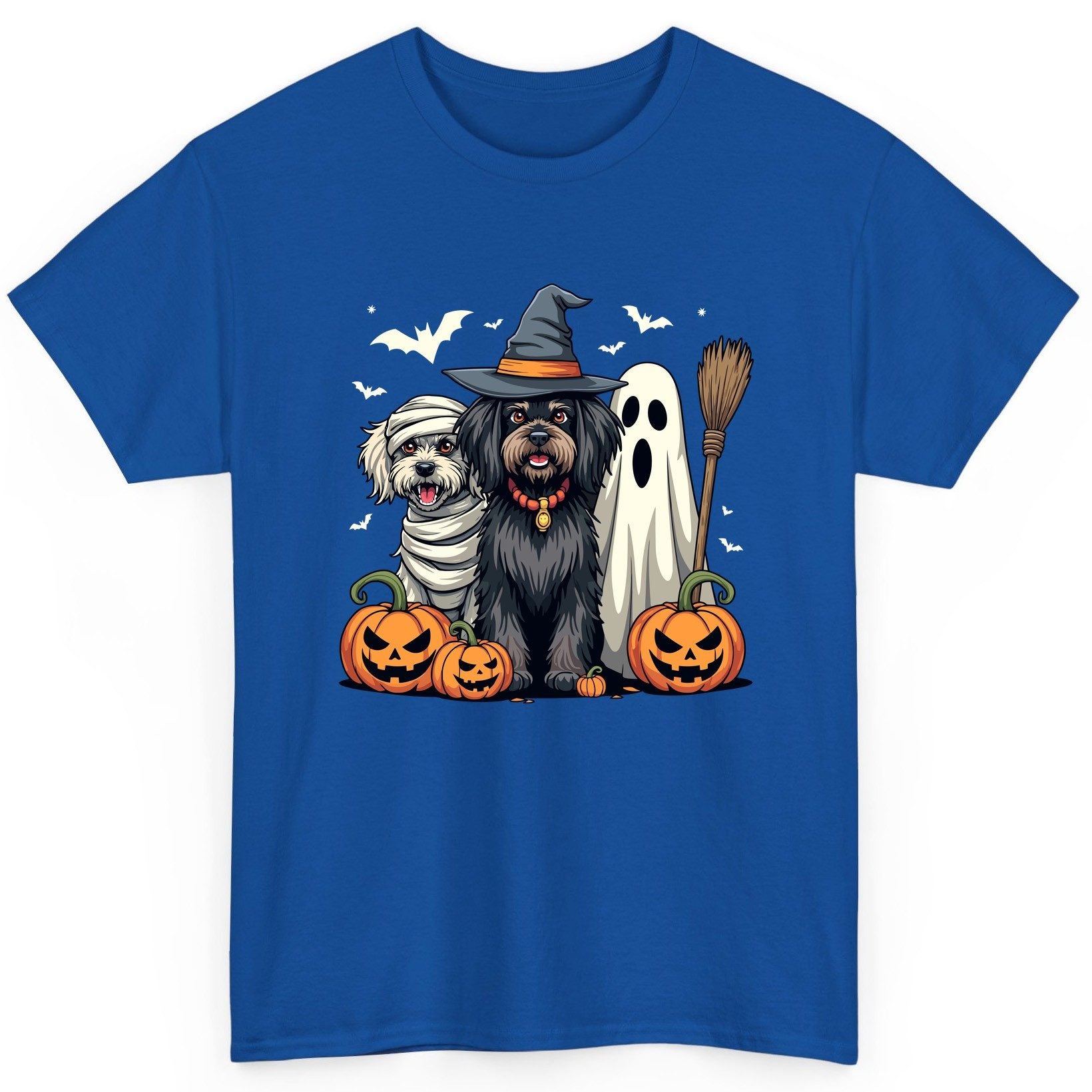 Halloween Dogs in Costumes Halloween dogs T-Shirt Royal product mockup
