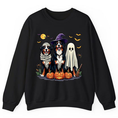 Halloween Bernese Mountain Dogs bernese mountain dog Sweatshirt Black product mockup