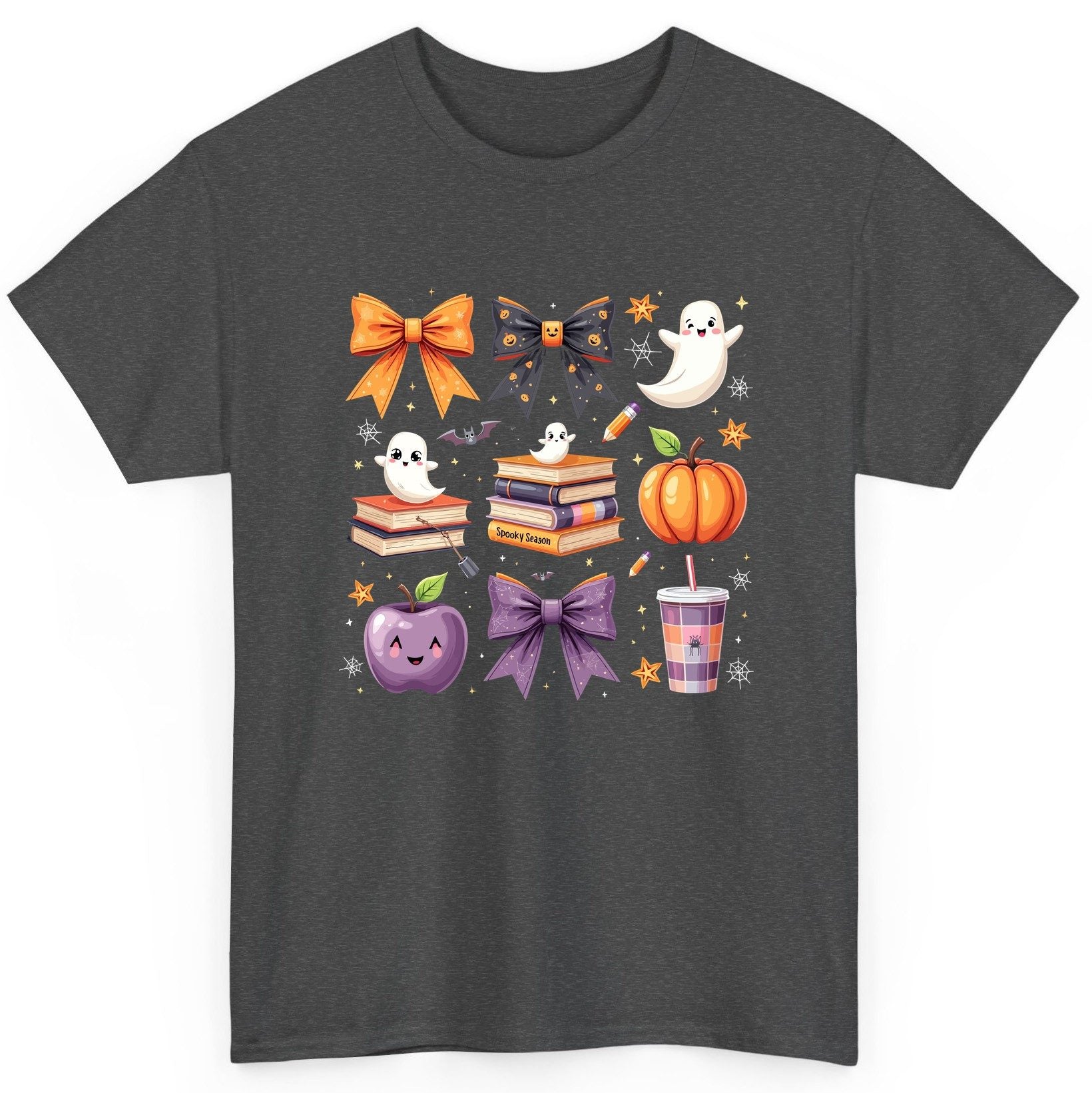 Spooky Season Halloween T-Shirt Dark Heather product mockup