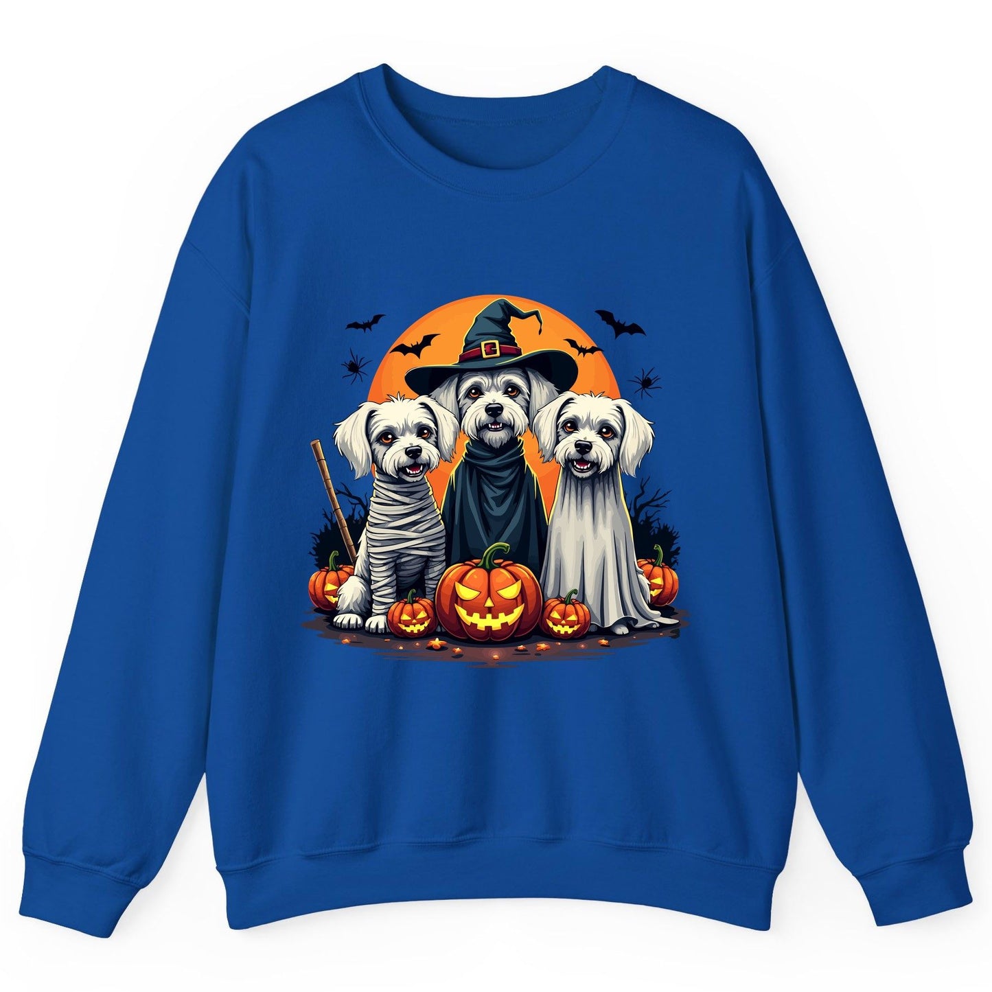 Halloween Dogs Costumes Halloween dogs Sweatshirt Royal product mockup