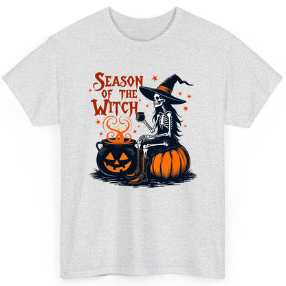 Season of the Witch skeleton witch T-Shirt Ash product mockup