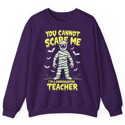 You Cannot Scare Me I'm a Kindergarten Teacher kindergarten teacher Sweatshirt Purple product mockup