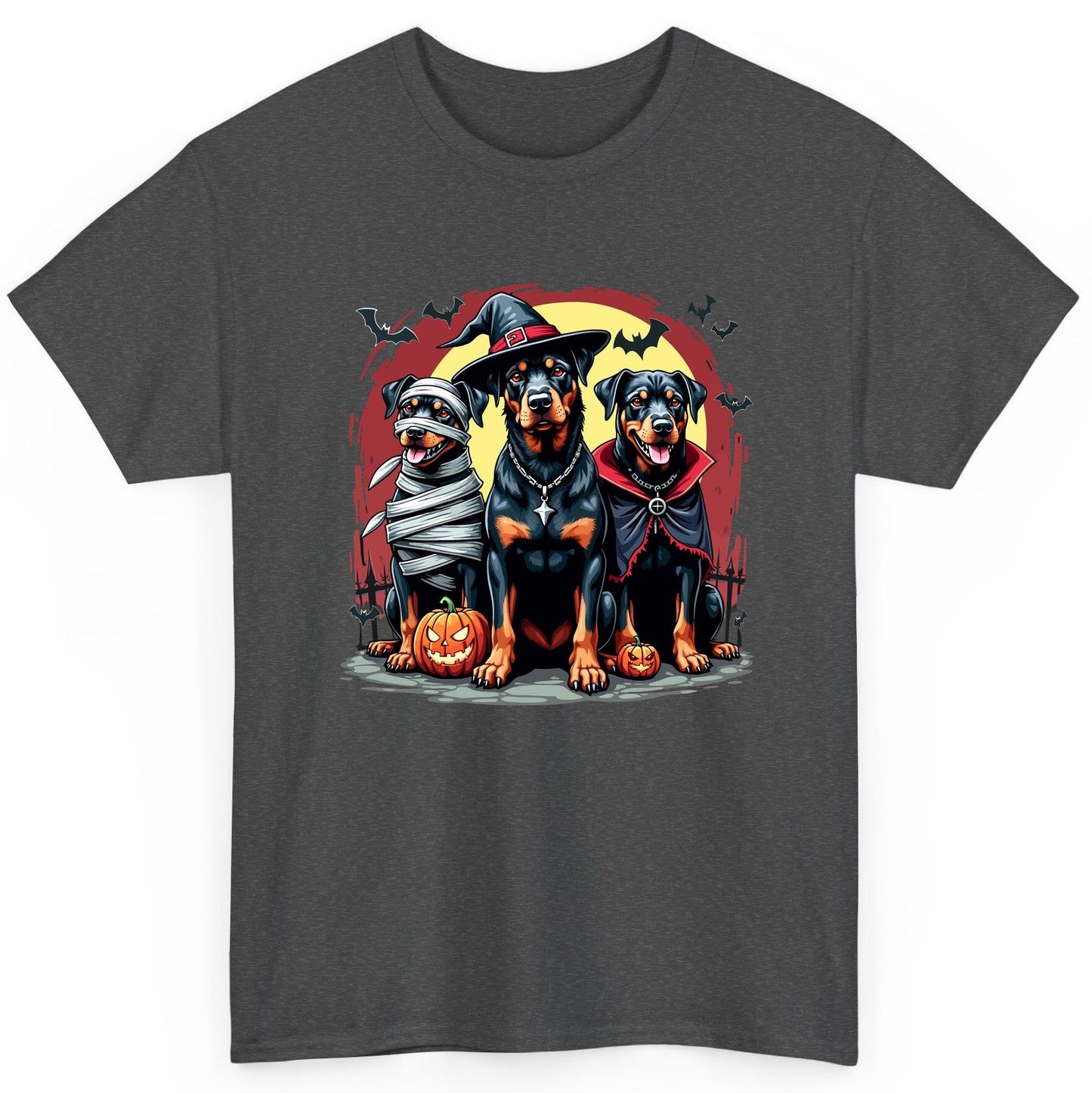 Rottweiler Halloween Costumes rottweiler T-Shirt Dark Heather product mockup