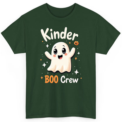 Kinder Boo Crew cute ghost T-Shirt Forest Green product mockup