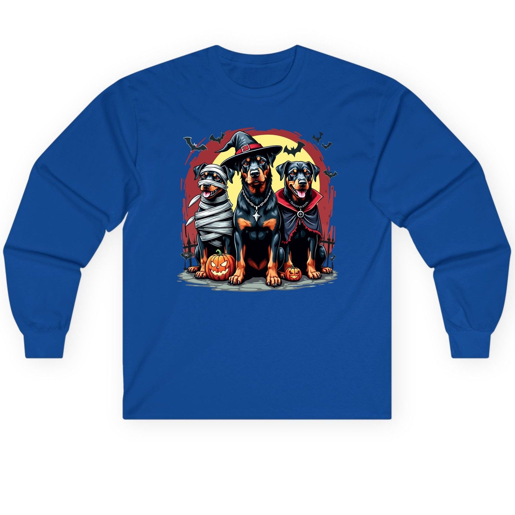 Rottweiler Halloween Costumes rottweiler Long Sleeve Tee Royal product mockup
