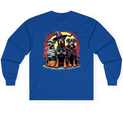 Rottweiler Halloween Costumes rottweiler Long Sleeve Tee Royal product mockup