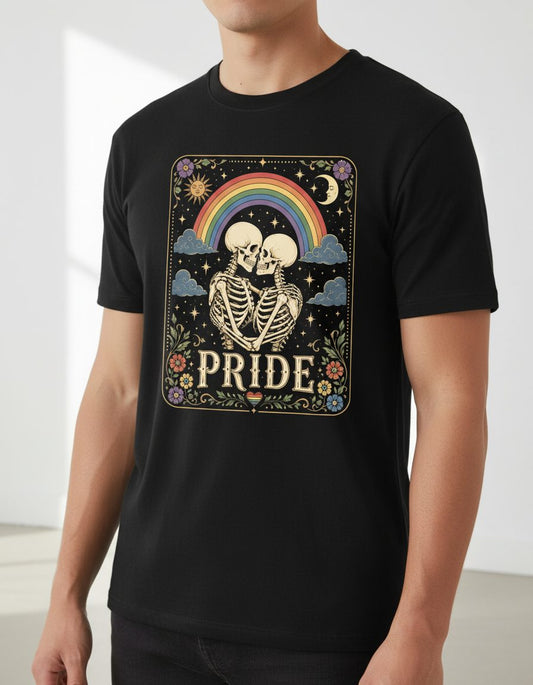 Pride Vintage Lgbtq T-Shirt - product mockup - Black