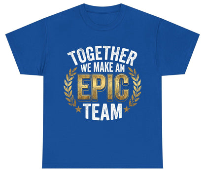 Together We Make an Epic Team teamwork Youth T-Shirt Royal product mockup