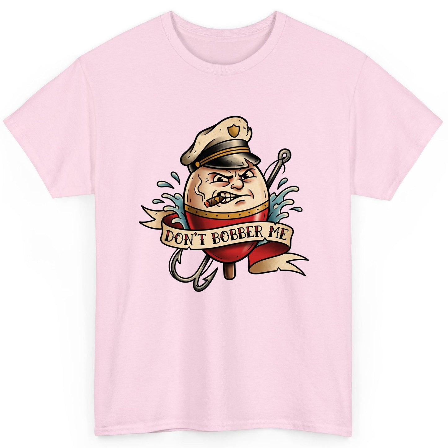 Don't Bobber Me fishing T-Shirt Light Pink product mockup