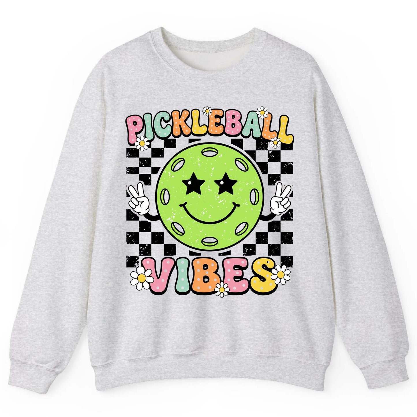 Pickleball Vibes pickleball Sweatshirt Ash product mockup