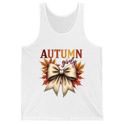 Autumn Girly autumn Tank Top White product mockup
