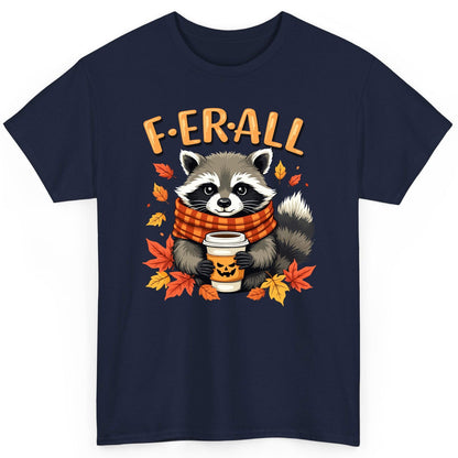 F ER All raccoon T-Shirt Navy product mockup