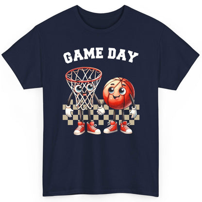 Game Day basketball T-Shirt Navy product mockup