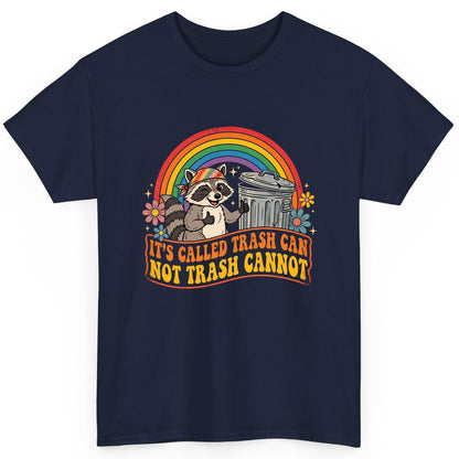 It's Called Trash Can Not Trash Cannot raccoon T-Shirt Navy product mockup