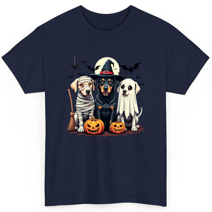 Halloween Dogs in Costumes dogs in Halloween costumes T-Shirt Navy product mockup