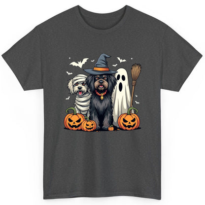 Halloween Dogs in Costumes Halloween dogs T-Shirt Dark Heather product mockup