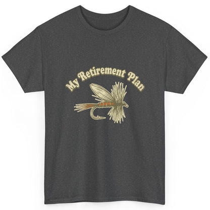 My Retirement Plan fly fishing T-Shirt Dark Heather product mockup