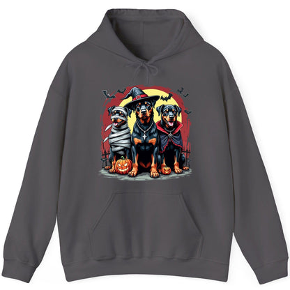 Rottweiler Halloween Costumes rottweiler Hoodie Charcoal product mockup