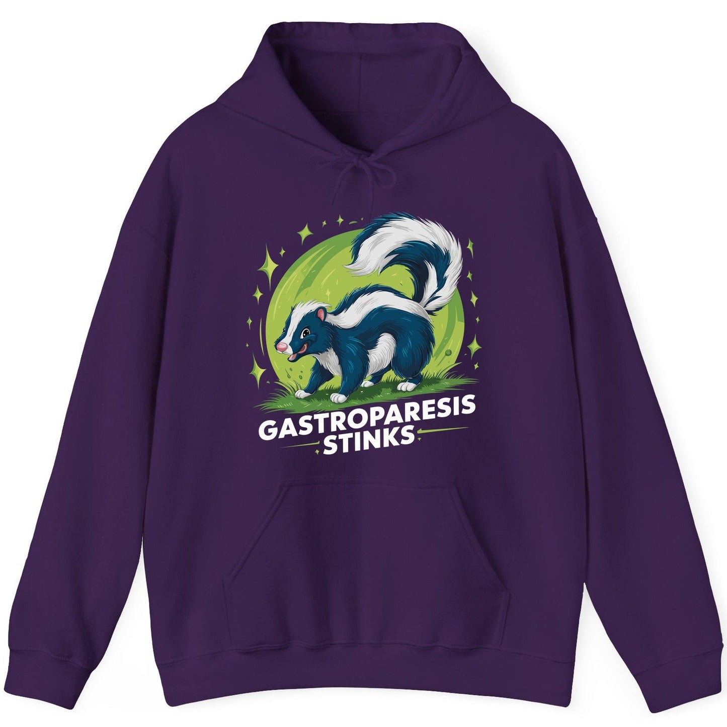 Gastroparesis Stinks gastroparesis awareness Hoodie Purple product mockup