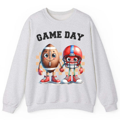 Game Day american football Sweatshirt Ash product mockup