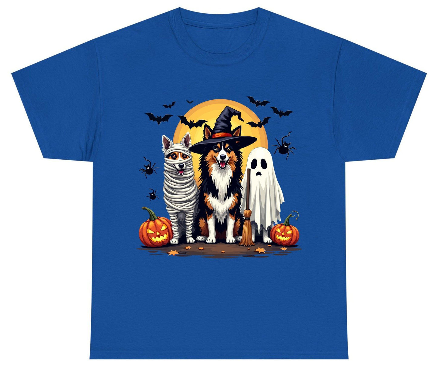 Halloween Dogs in Costumes Halloween dogs Youth T-Shirt Royal product mockup