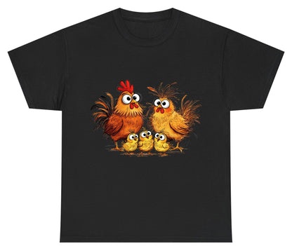 Funny Chicken Family chicken family Youth T-Shirt Black product mockup