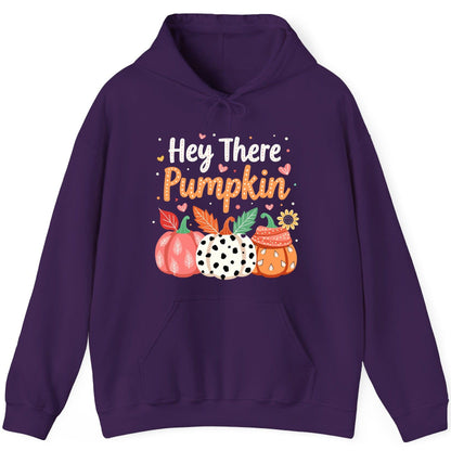 Hey There Pumpkin fall pumpkins Hoodie Purple product mockup