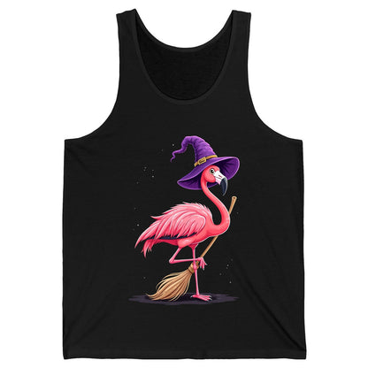 Witch Flamingo flamingo Tank Top Black product mockup