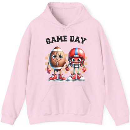 Game Day american football Hoodie Light Pink product mockup