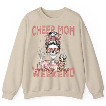 Cheer Mom Surviving Comp Weekend cheer mom Sweatshirt Sand product mockup