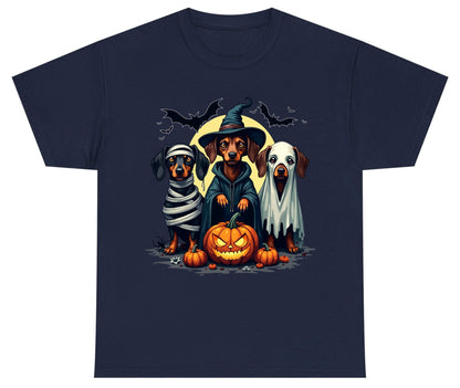 Dachshund Halloween Costumes dachshunds Youth T-Shirt Navy product mockup