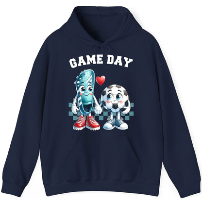 Game Day soccer Hoodie Navy product mockup