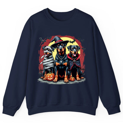 Rottweiler Halloween Costumes rottweiler Sweatshirt Navy product mockup