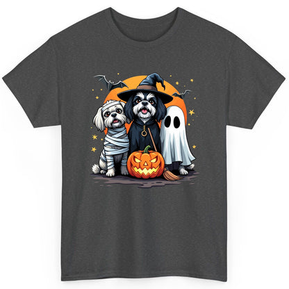Halloween Dogs Costumes Halloween dogs T-Shirt Dark Heather product mockup