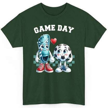 Game Day soccer T-Shirt Forest Green product mockup