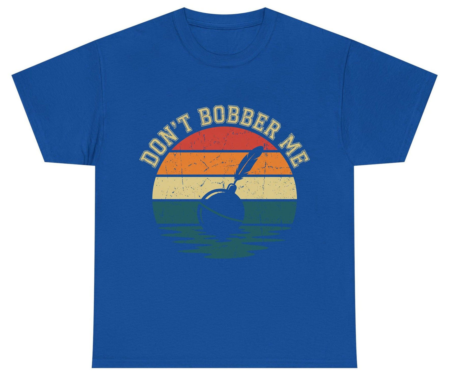 Don't Bobber Me fishing Youth T-Shirt Royal product mockup
