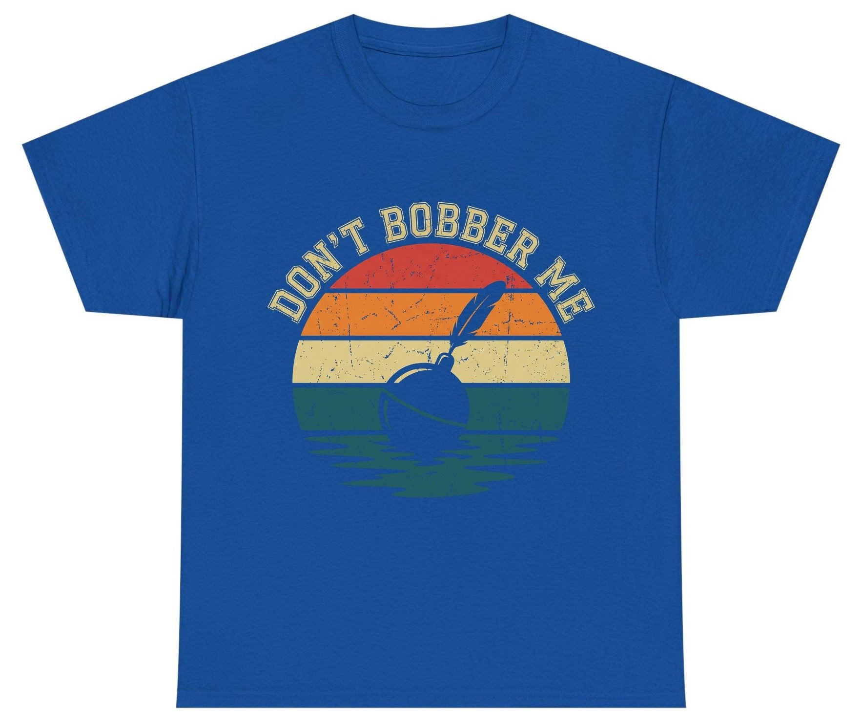 Don't Bobber Me fishing Youth T-Shirt Royal product mockup