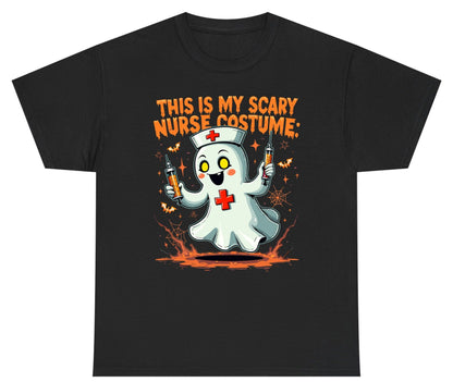 This Is My Scary Nurse Costume ghost nurse Youth T-Shirt Black product mockup