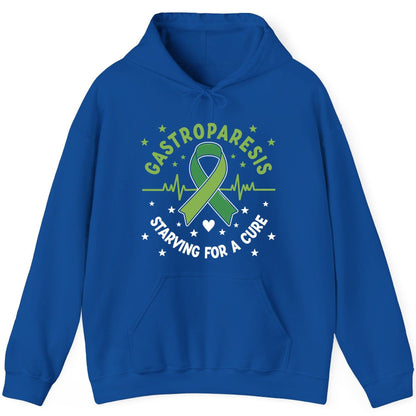 Gastroparesis Starving for a Cure gastroparesis awareness Hoodie Royal product mockup